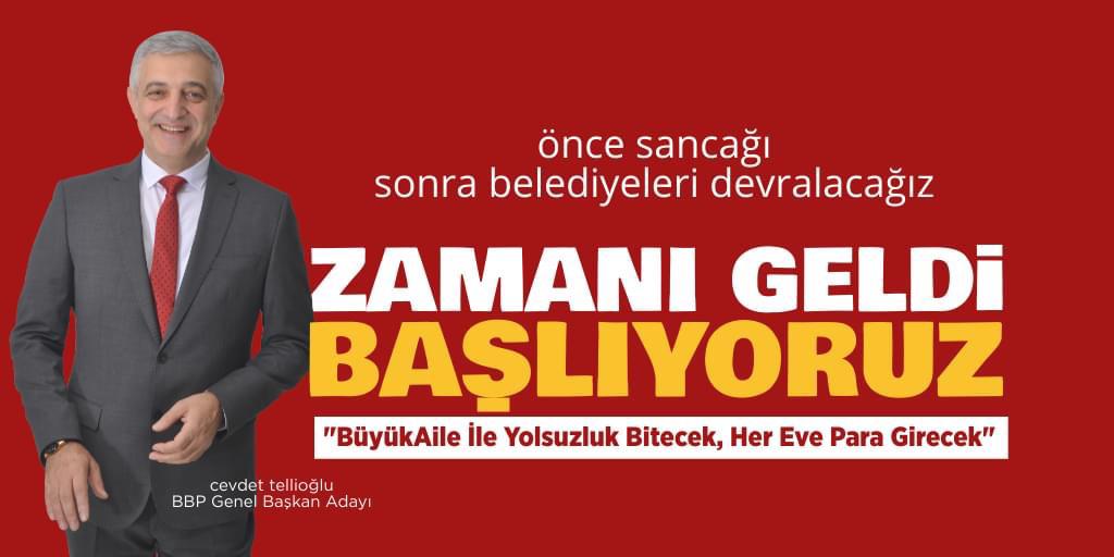 BBP’de Rüzgar Cevdet Tellioğlu’ndan Yana Döndü.