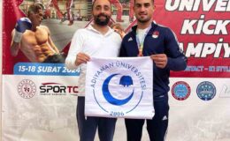 ADYÜ Öğrencisi Emrah Yaşar altın madalya kazandı