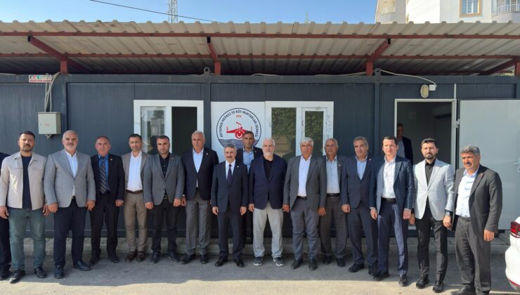 AK Parti Adıyaman Milletvekili Av. Mustafa Alkayış’tan Merkez ve Köy Muhtarları Derneği’ne Ziyaret