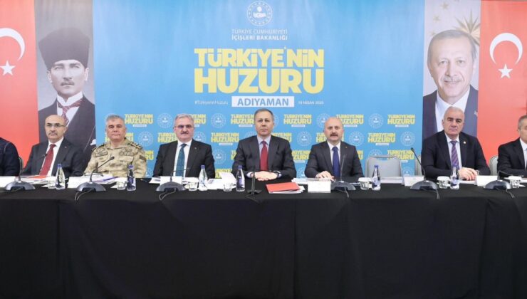 Bakan Yerlikaya: ‘Adıyaman’da 454 operasyon, 290 tutuklama. Genelde 200 ton uyuşturucu ele geçirildi’