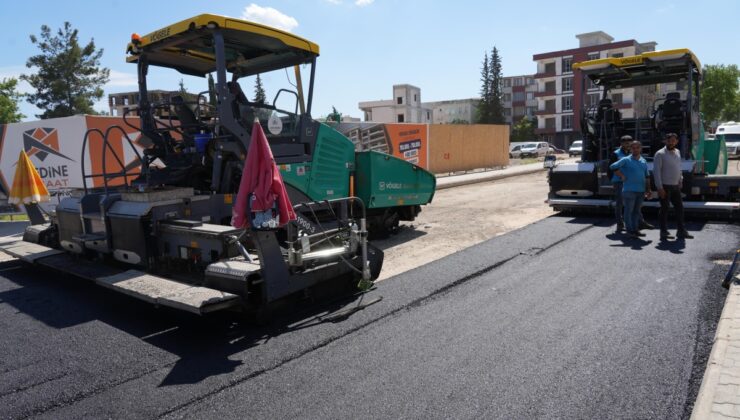 Başkan Tutdere Alitaşı Mahallesi’nde asfalt çalışmalarını inceledi