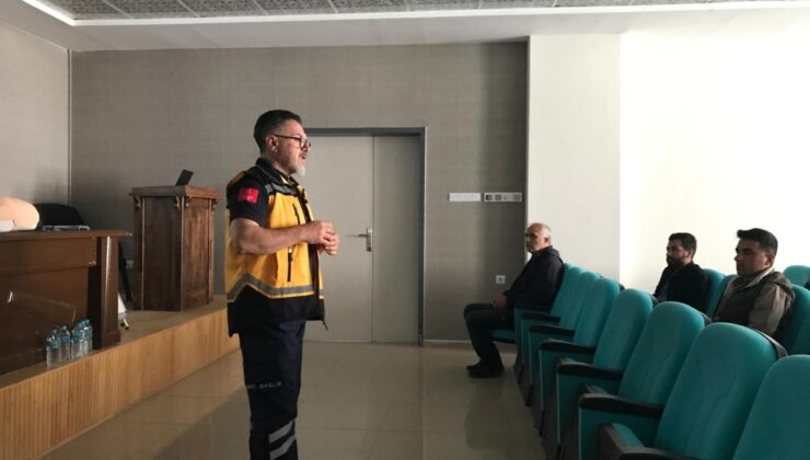 Çelikhan’da ilk yardım eğitimi düzenlendi