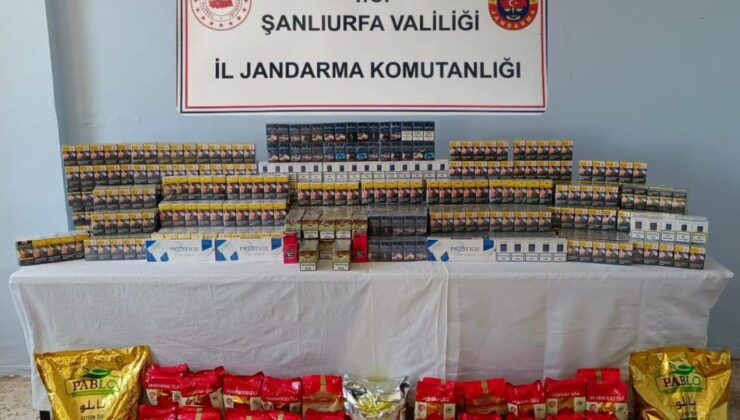 Şanlıurfa’da kaçakçılık operasyonu: Tonlarca kaçak ürün ele geçirildi