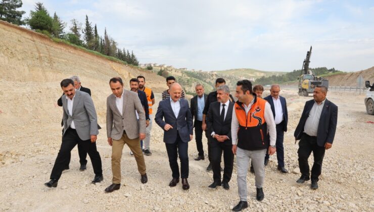 Vali Varol, Besni’de çevre yolunda incelemede bulundu