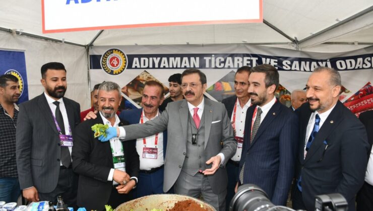 ATSO, TOBB’un 81. Genel Kurulunda Adıyaman çiğköftesini tanıttı