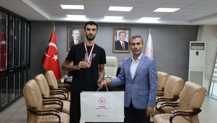 Adıyamanlı sporcu Barış Bozgun’dan Türkiye üçüncülük başarısı