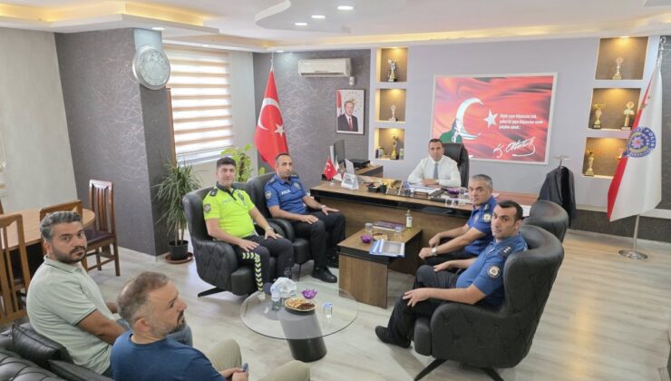 Kaymakam Kadir Algın’dan İlçe Emniyet Müdürlüğüne ziyaret