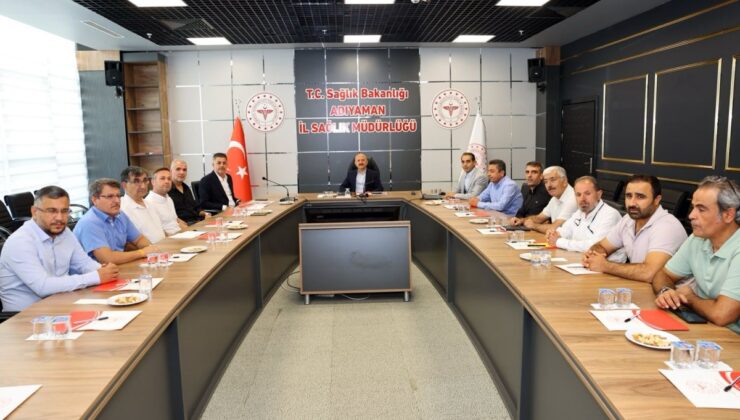 Adıyaman’da, sağlık yatırımları değerlendirildi