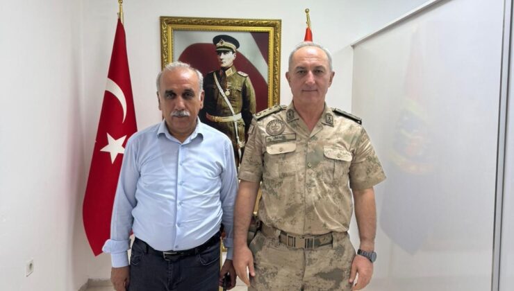 Adıyaman İl Jandarma Komutanı Kıdemli Albay Fahri Semiz’e Hayırlı Olsun Ziyareti