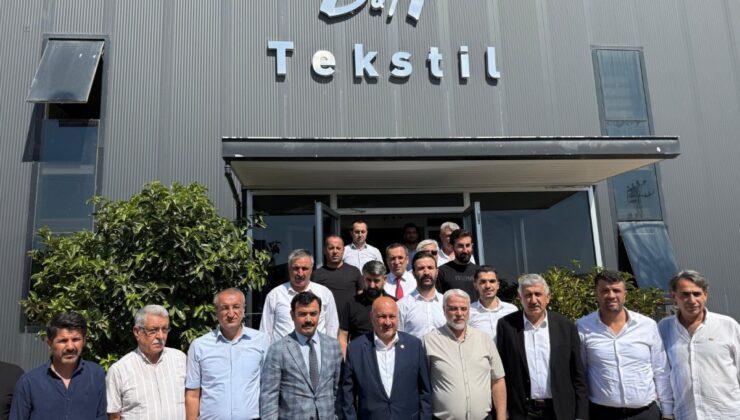 Resul Kurt, Kâhta OSB’de tekstil sektörünün sorunlarını dinledi
