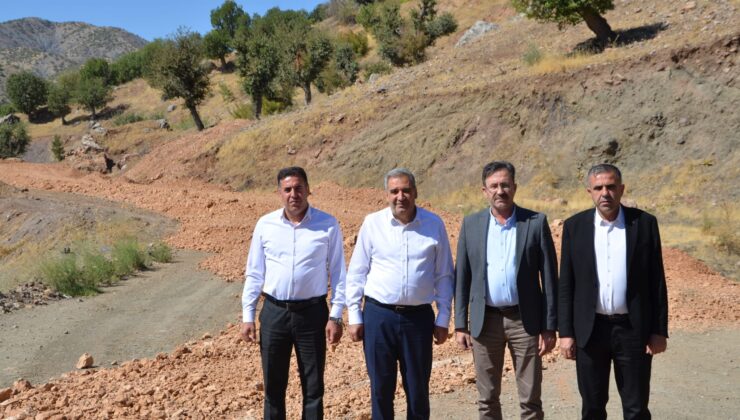 Sincik Çelikhan Yolu Yapılıyor