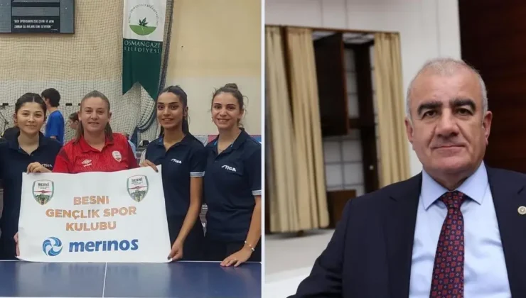 Özhan, Besni GSK Kadın Masa Tenisi Takımını Tebrik Etti