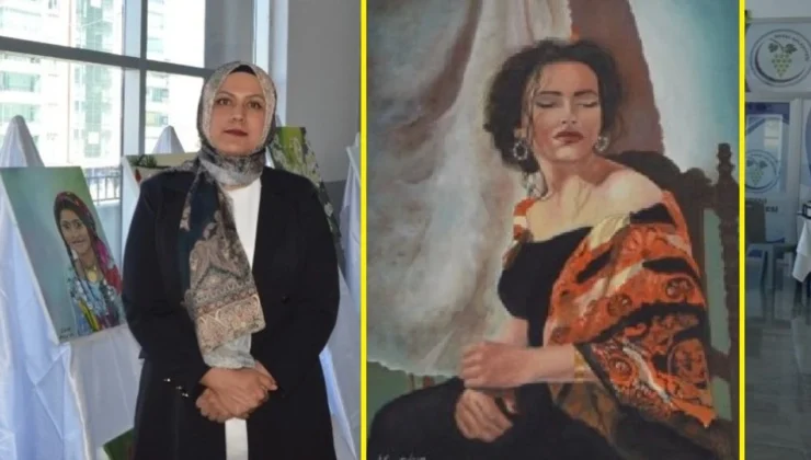 Besnili Ressam Hayriye Abuş’tan Resim Sergisi