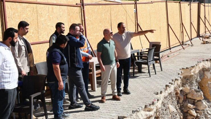 Adıyaman’da 1. Etap Çarşı Projesi’nde çalışmalar tüm hızıyla sürüyor