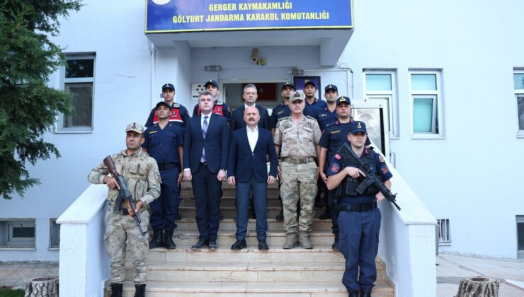 Vali Varol’dan Gölyurt Jandarma Karakolu’na ziyaret