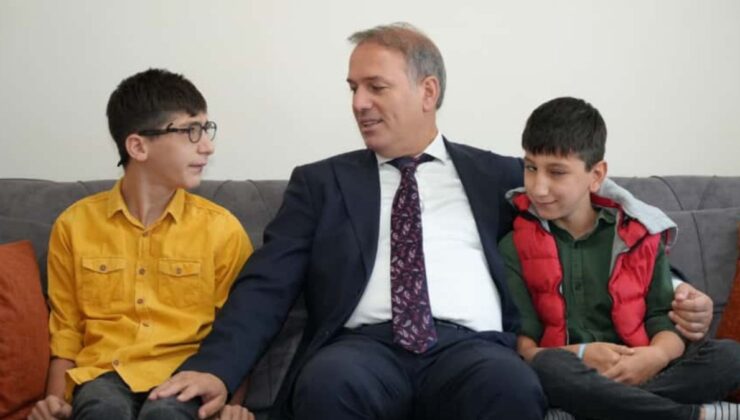 İl Millî Eğitim Müdürü Tosun’dan evde eğitim gören öğrencilere ziyaret