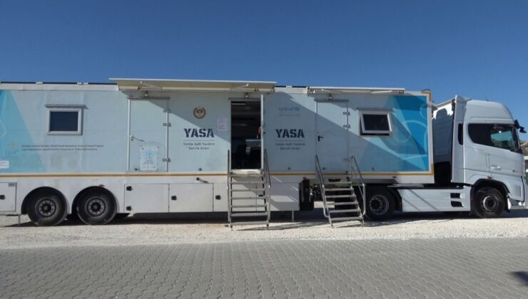 YASA Tırı 17 Ekim’e Kadar Adıyamanlı Depremzedelere Ücretsiz Hukuki Danışmanlık Verecek  – Videolu Haber