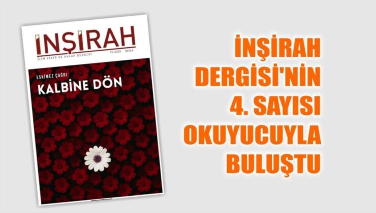 Kahta’da İnşirah Dergisi’nin 4. sayısı okuyucuyla buluştu