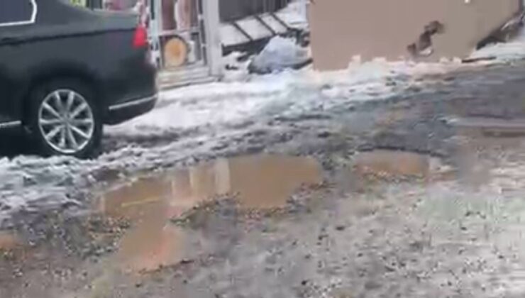 Gölbaşı’nda bozuk yollar vatandaşın tepkisine neden oldu  – Videolu Haber