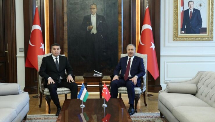 Türkiye-Özbekistan İçişleri Bakanları Ankara’da görüştü
