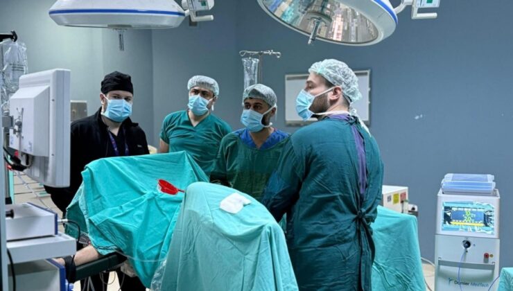 Kahta’da lazer destekli kapalı böbrek taşı ameliyatı başladı