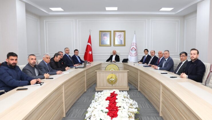 Adıyaman Valiliğinden Haftalık koordinasyon toplantısı gerçekleştirildi