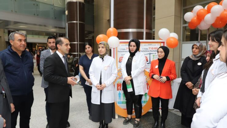 Adıyaman’da Dünya Obezite Günü Etkinliği: Bir yılda 710 kilo kaybı sağlandı