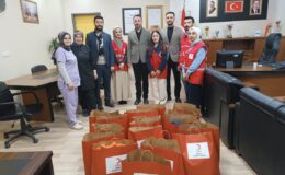 Kızılay heyetinden Kahta’ya anlamlı hastane ziyareti