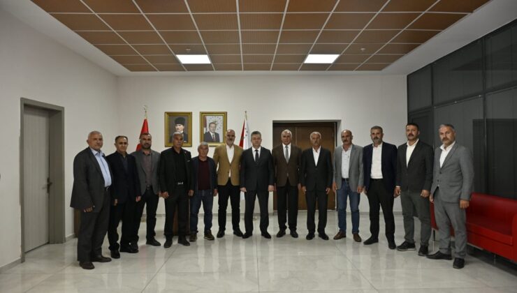 Muhtarlardan Emniyet Müdürü Arzum Nazman’a Polis Haftası Ziyareti