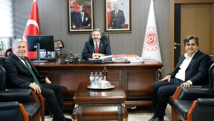 Başkan Mustafa Salman’dan Bakan Yardımcısı Aydın’a Ziyaret!