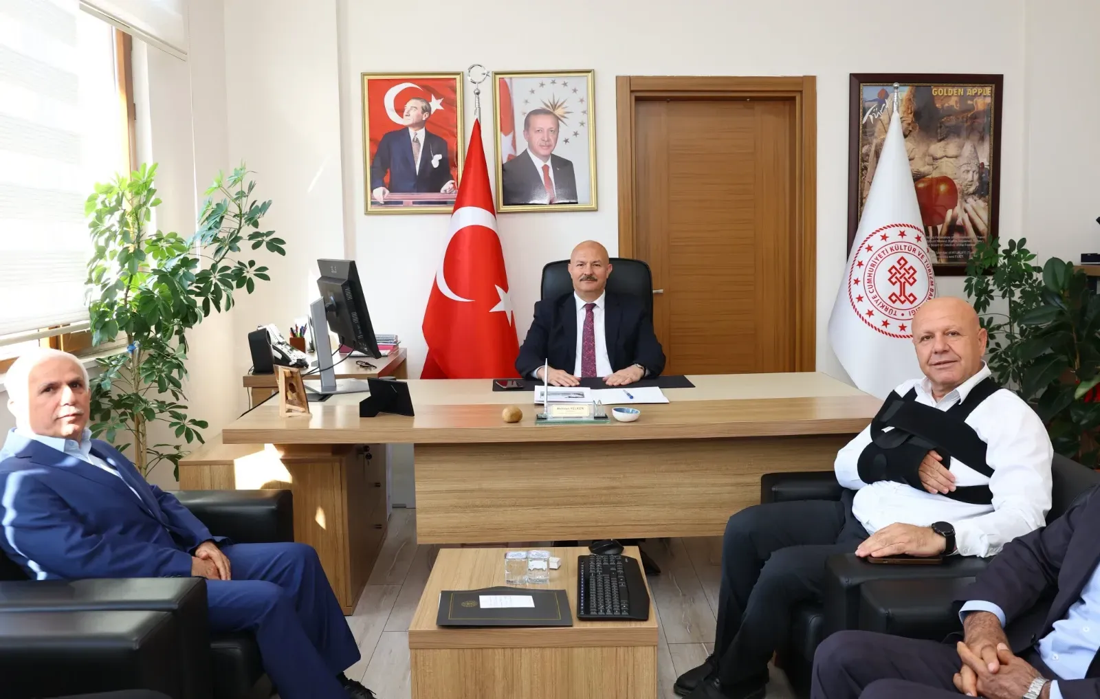 Vali Küçük, Kültür ve Turizm Müdürlüğünü Ziyaret Etti