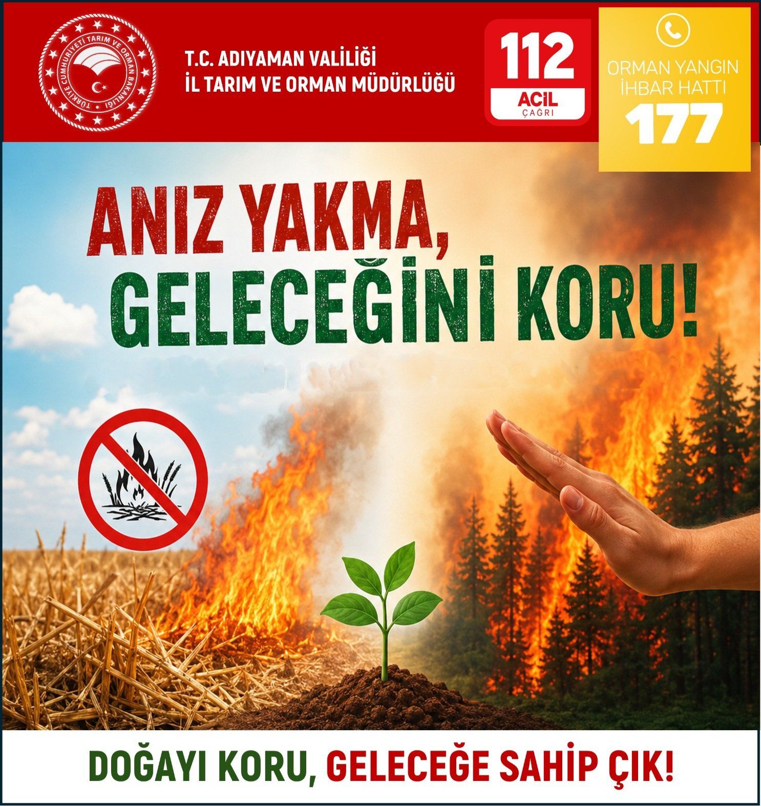 Çiftçilere ‘Anız Yakma’ Uyarısı