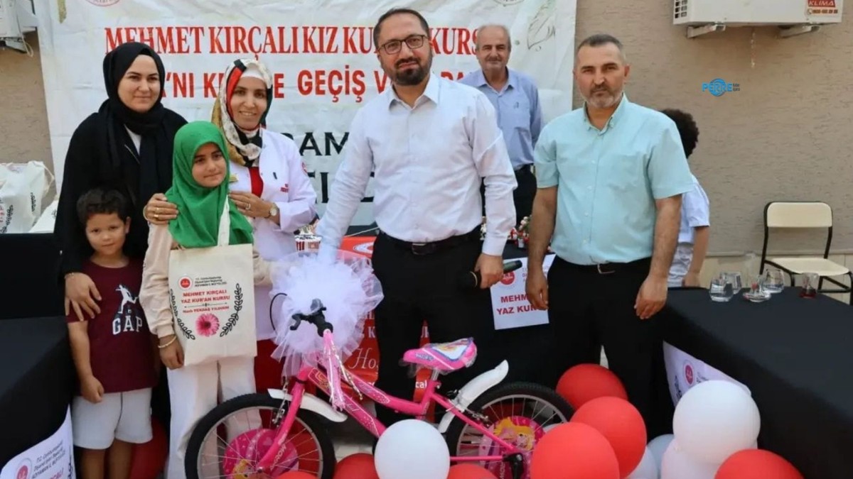 Mehmet Kırçalı Kur’an Kursu’nda yaz dönemi kapanış programı düzenlendi