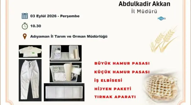 Adıyaman’da fırınların hijyen koşulları yeni projeyle geliştirilecek