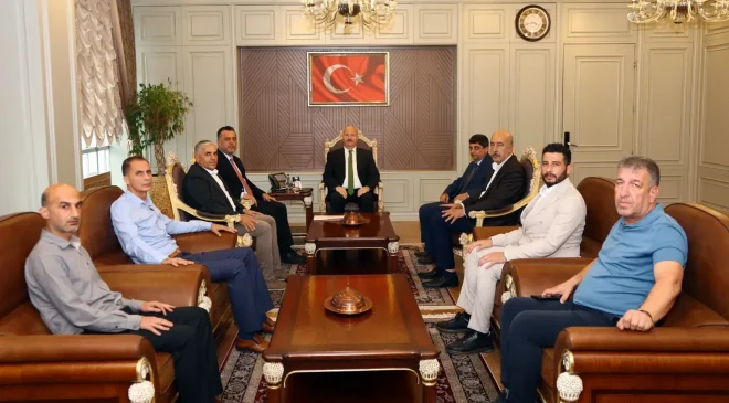 BİK Malatya Bölge Müdürü ve Gazetecilerden Vali Abdullah Küçük’e Ziyaret