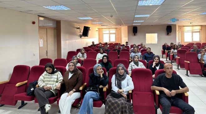 Kahta’da okul bahçe görevlilerine iş sağlığı ve güvenliği eğitimi