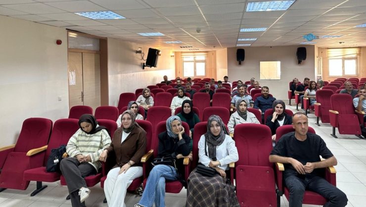 Kahta’da okul bahçe görevlilerine iş sağlığı ve güvenliği eğitimi