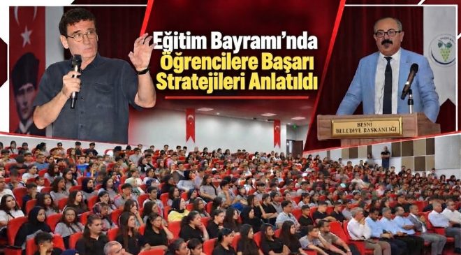 Eğitim Bayramı’nda Öğrencilere Başarı Stratejileri Anlatıldı