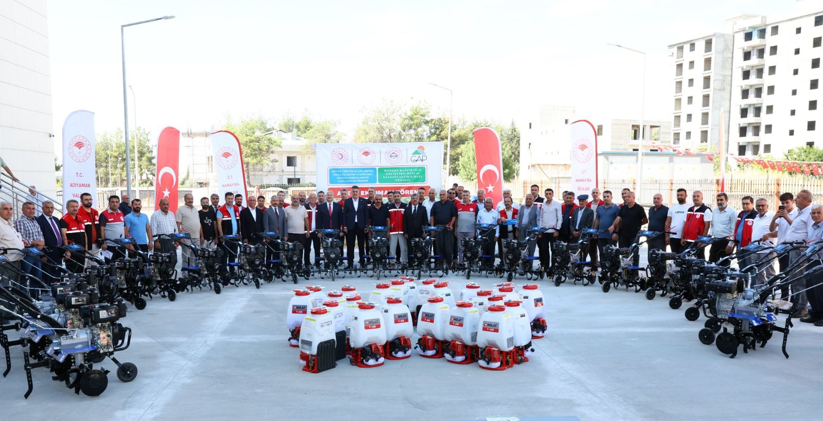 Tarım ve Orman İl Müdürlüğü koordinasyonunda 513 Tarım Aleti Teslim Edildi