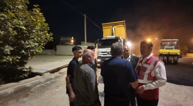 Felaket Yolu ve Gül Küme Evleri’nde gece mesaisi – Videolu Haber