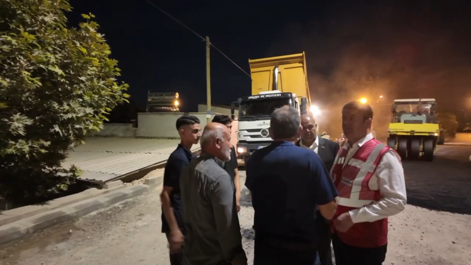 Felaket Yolu ve Gül Küme Evleri’nde gece mesaisi – Videolu Haber