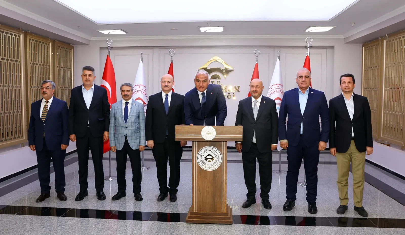 Bakan Mehmet Nuri Ersoy, Adıyaman’da Valiliğini Ziyaret Etti