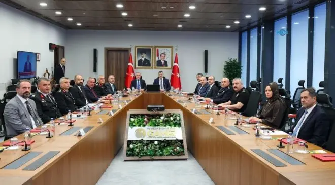 Vali Abdullah Küçük, Yurt Güvenliği Toplantısı’na katıldı