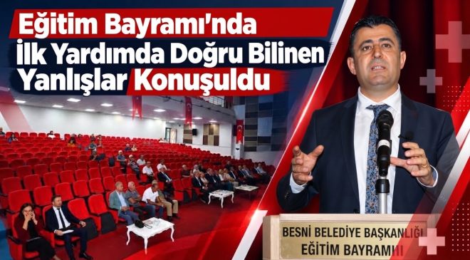 Besni Eğitim Bayramı’nda Kızılay’a Kan Bağışına Yoğun İlgi