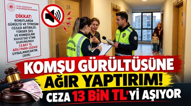 Komşu Gürültüsüne Ağır Yaptırım: Ceza 13 Bin TL’yi Aşıyor