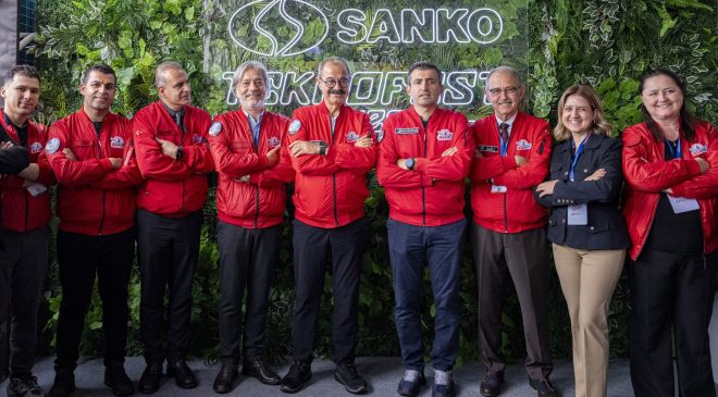 Selçuk Bayraktar ve Haluk Bayraktar’dan SANKO’ya Ziyaret