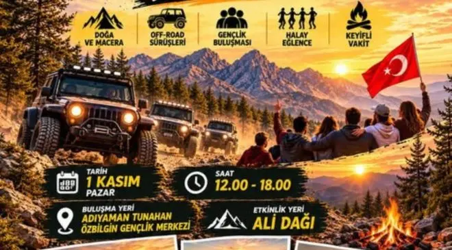Adıyaman’da doğa ve macera tutkunları ‘PERRE Offroad’ etkinliğinde buluşacak