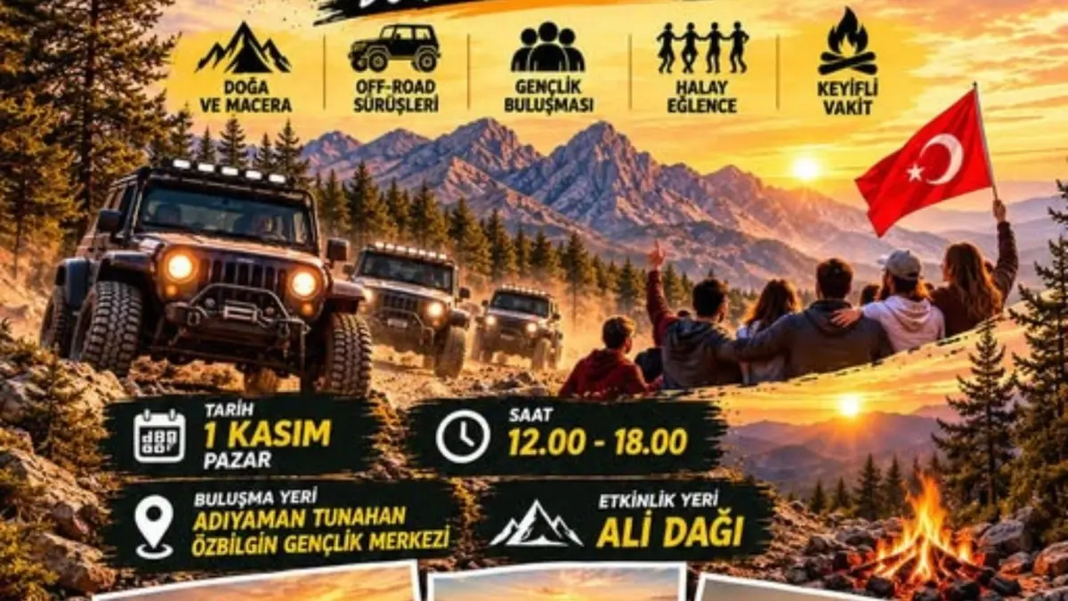 Adıyaman’da doğa ve macera tutkunları ‘PERRE Offroad’ etkinliğinde buluşacak