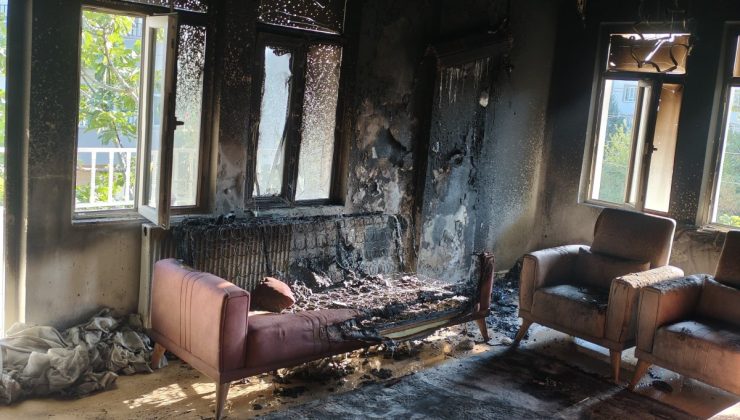 Adıyaman’da iki katlı binada yangın paniği​‌  – Videolu Haber
