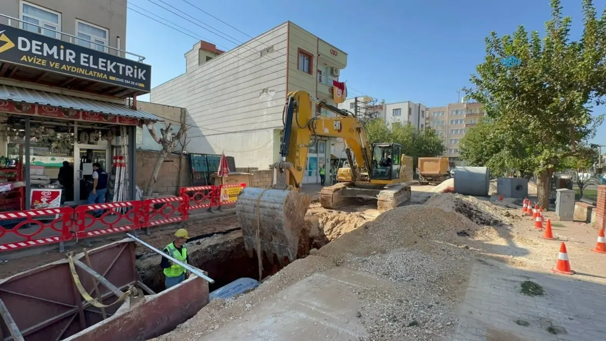Adıyaman’da su baskını riskine karşı 8 bin 267 metrelik yağmursuyu hattı yapılıyor